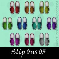 Free Slip Ons Embellishments, Scrapbook Downloads, Printables, Kit