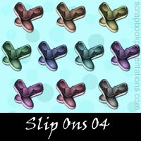 Free Slip Ons Embellishments, Scrapbook Downloads, Printables, Kit