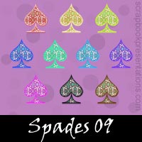 Free Playing Cards: Spades Embellishments, Scrapbook Downloads, Printables, Kit