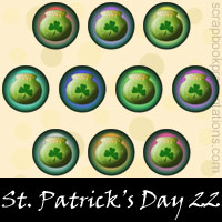 Free St.Patrick's Day SnagIt Stamps, Scrapbooking Printables Download