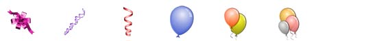 Free Fun and Celebrations Embellishments, Scrapbooking Printables Download