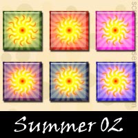 Free Summer Embellishments, Scrapbook Downloads, Printables, Kit