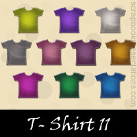 Free T-Shirt Embellishments, Scrapbook Downloads, Printables, Kit