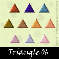 Free Triangle SnagIt Stamps, Scrapbooking Printables Download